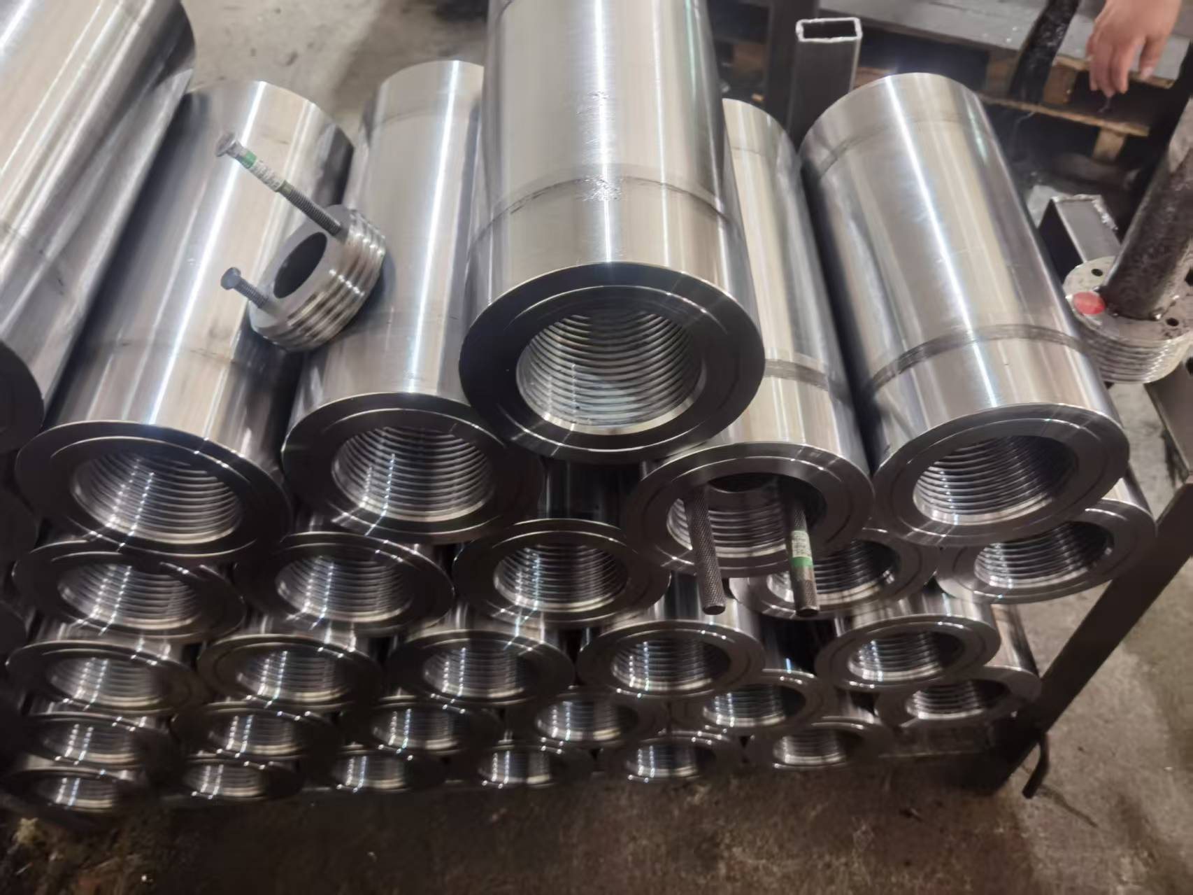 JOTAIN machined threaded steel components for inspection